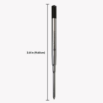 Refil Esferográfica Monteverde - Compatível com Parker - Superbroad Black Monteverde