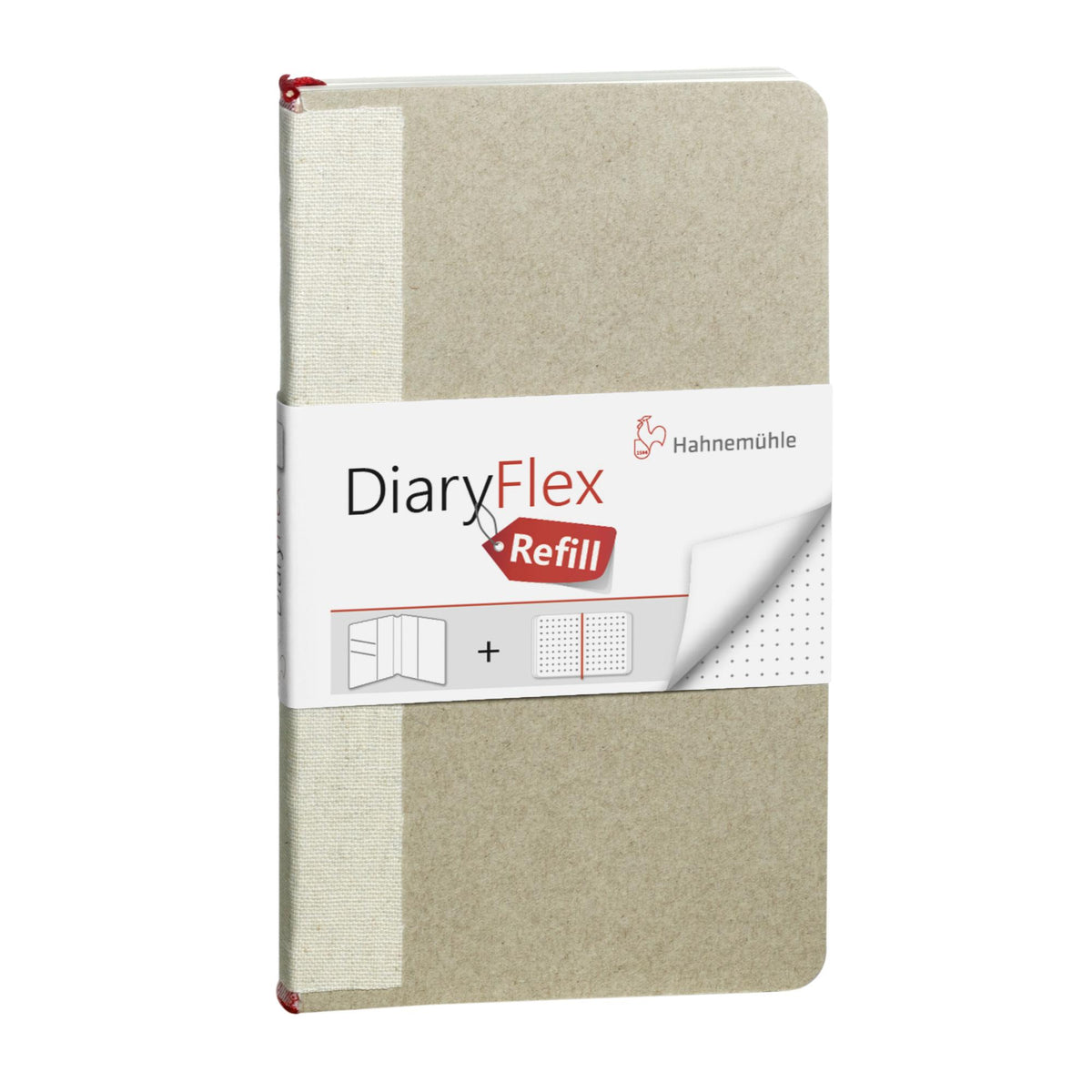 Refil Hahnemühle DiaryFlex - Pontilhado - 100g/m² - 10,4x18,2cm Hahnemühle