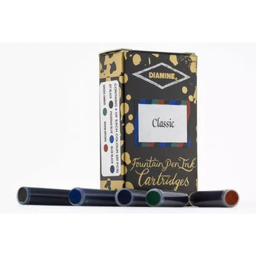Refil Para Caneta Tinteiro Diamine Classic - 20 Cartuchos Diamine