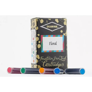 Refil Para Caneta Tinteiro Diamine Floral - 20 Cartuchos