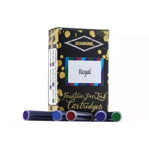 Refil Para Caneta Tinteiro Diamine Regal - 20 Cartuchos