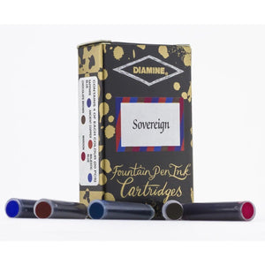 Refil Para Caneta Tinteiro Diamine Sovereign - 20 Cartuchos