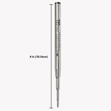 Refil Rollerball Monteverde - Compatível com Montblanc - M Black Monteverde