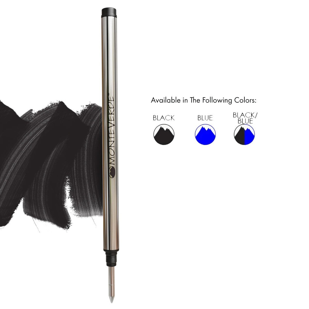 Refil Rollerball Monteverde - Compatível com Montblanc - M Monteverde