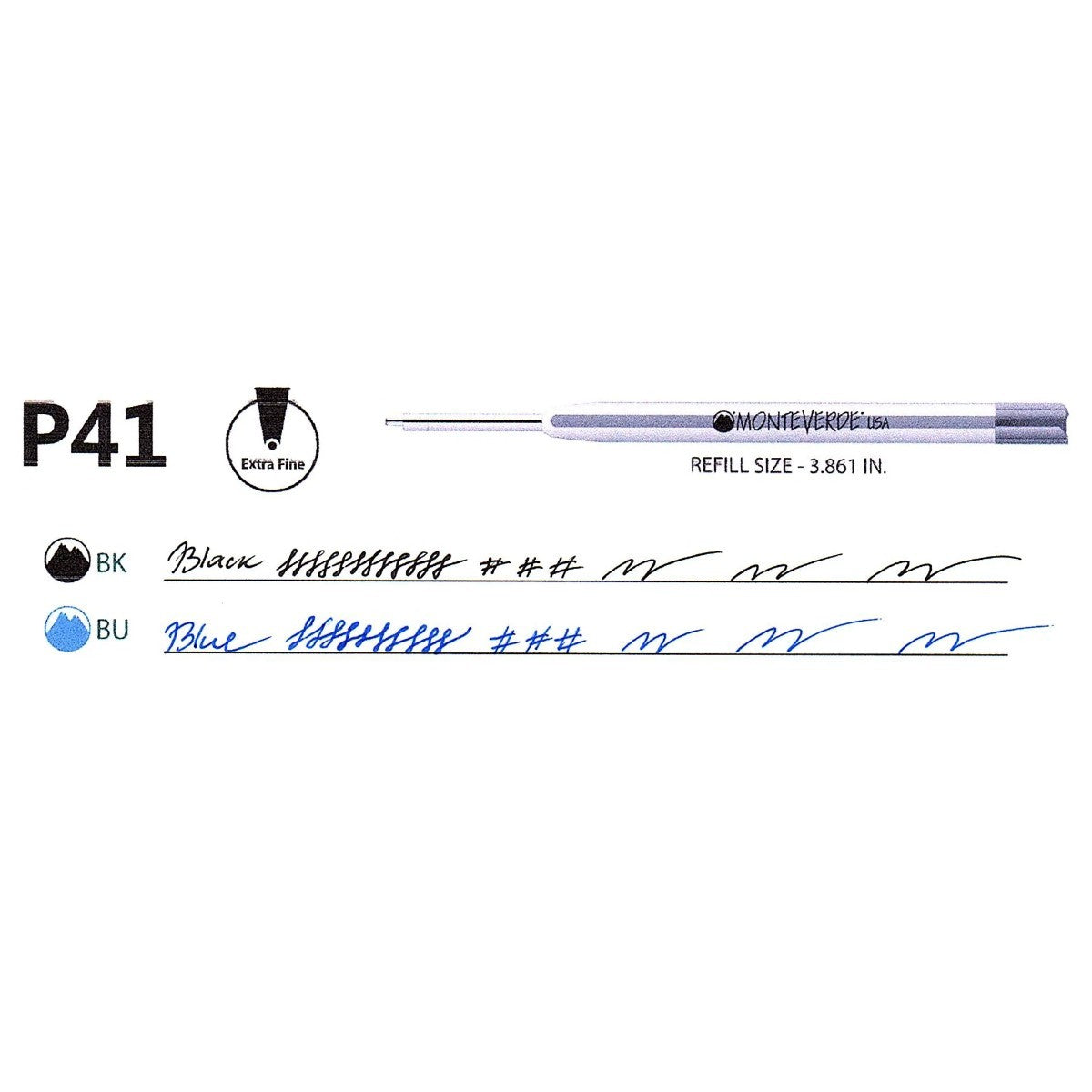 Refil Rollerball Monteverde - Compatível com Parker - Blue - EF Monteverde