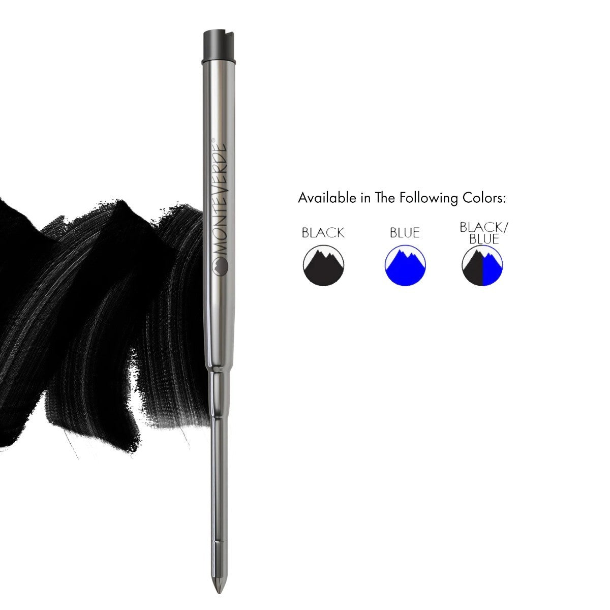 Refil Rollerball Monteverde - Compatível com Sheaffer e Sailor - F Monteverde