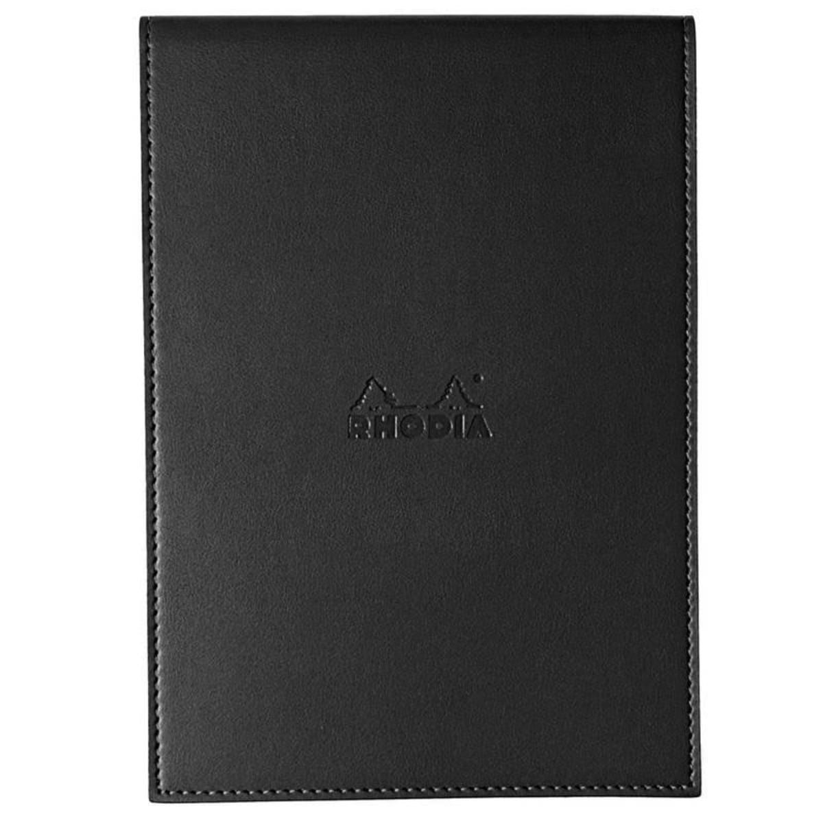 Rhodia Boutique 15,5X22 Couro Preto - 80F Rhodia