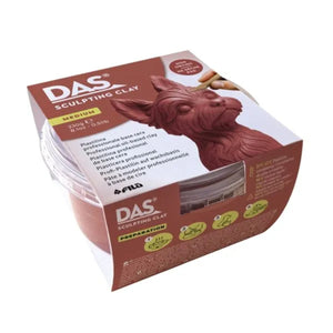 Sculpting Clay DAS - Massa de Modelar Profissional - Terracota Medium 230g