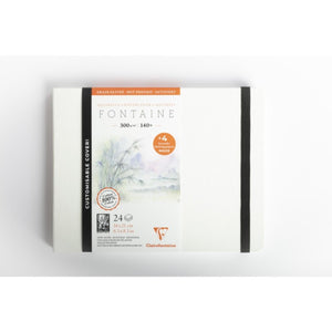 Sketchbook Aquarelle Fontaine300g/m² - 16x21cm - 100% Algodão HP