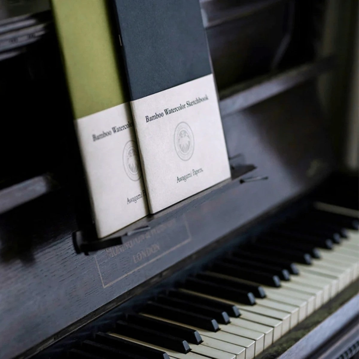 Sketchbook Awagami Bamboo B5 - Olive - 110g/m² - 16fl Awagami