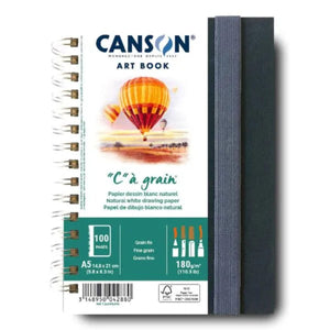 Sketchbook Canson C a Grain - 180g/m² - 50 folhas