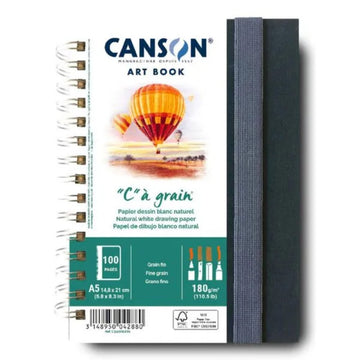 Sketchbook Canson C a Grain - 180g/m² - 50 folhas Canson