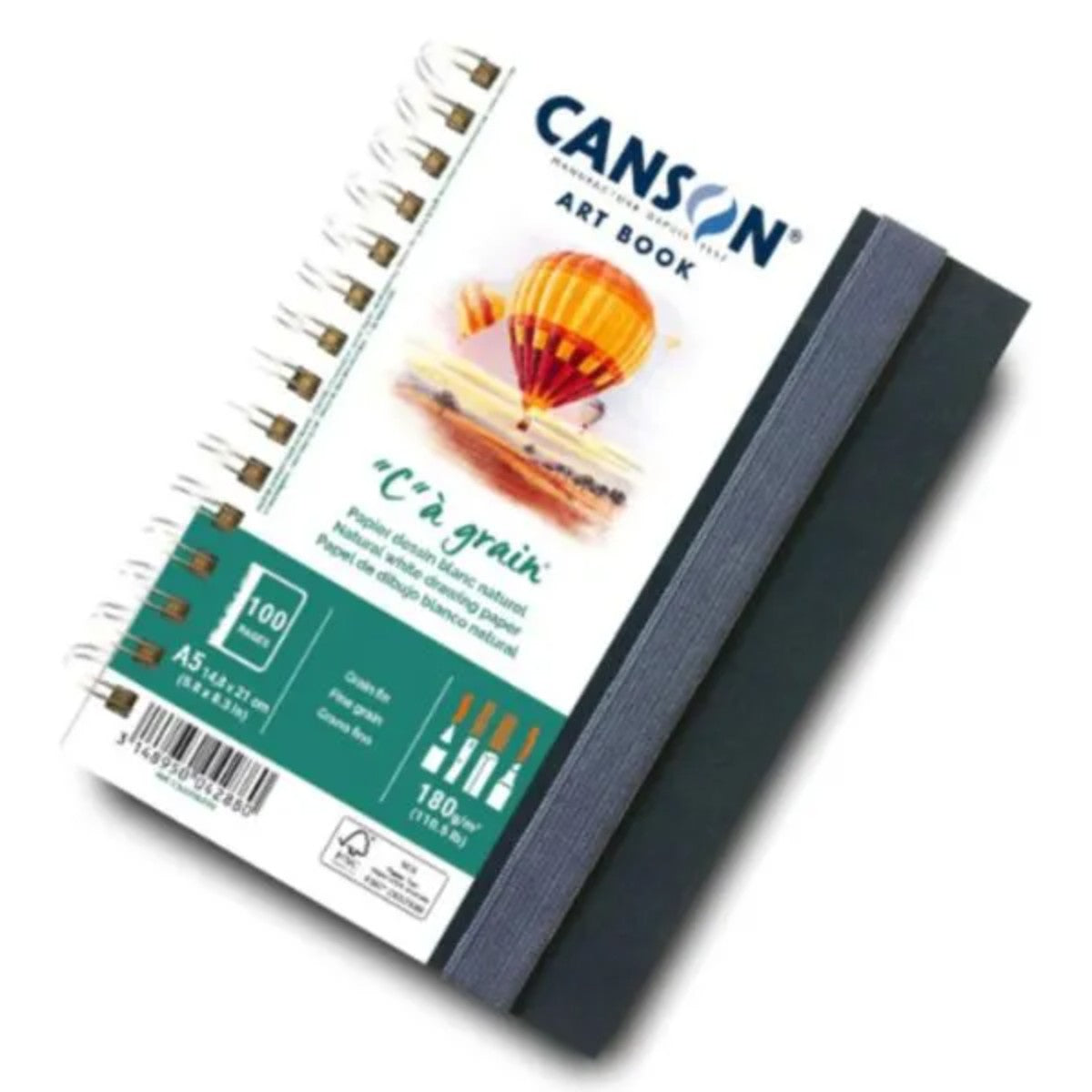 Sketchbook Canson C a Grain - 180g/m² - 50 folhas Canson