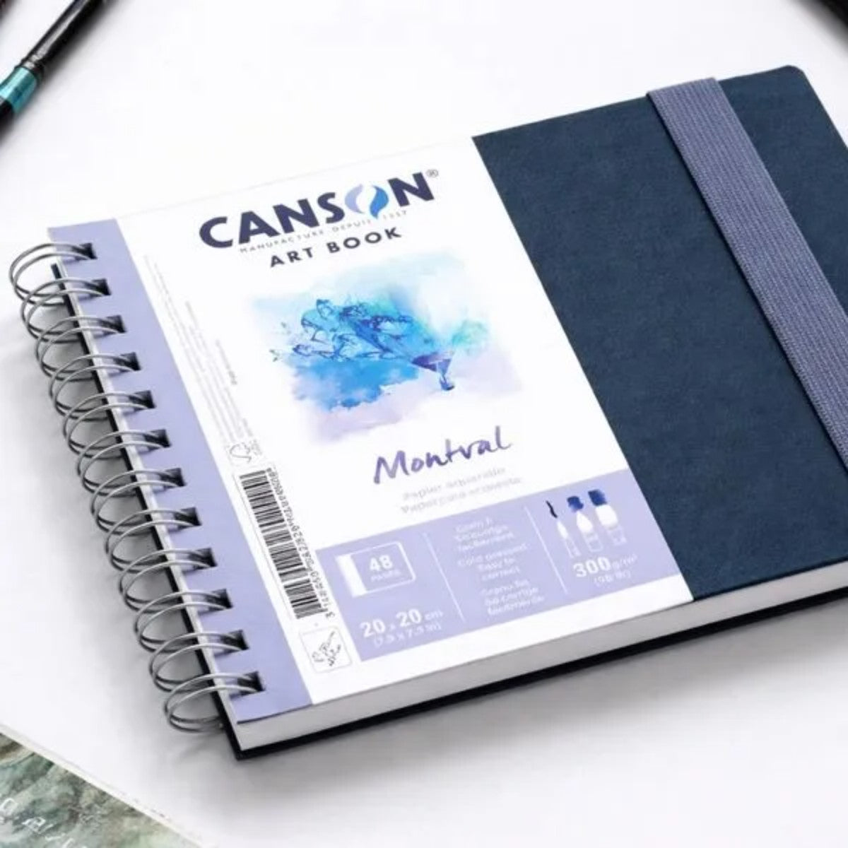 Sketchbook Canson Montval Aquarela - 300g/m² - 24 folhas Canson
