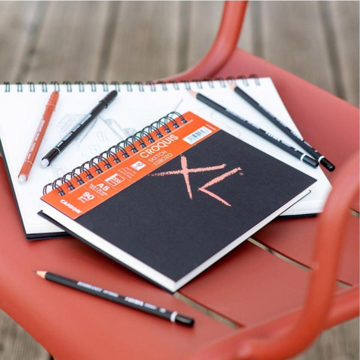 Sketchbook Canson XL A5 Espiral - Croquis - 90g Canson