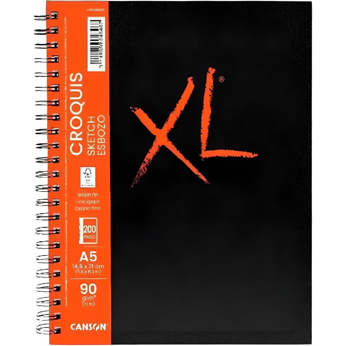 Sketchbook Canson XL A5 Espiral - Croquis - 90g Canson