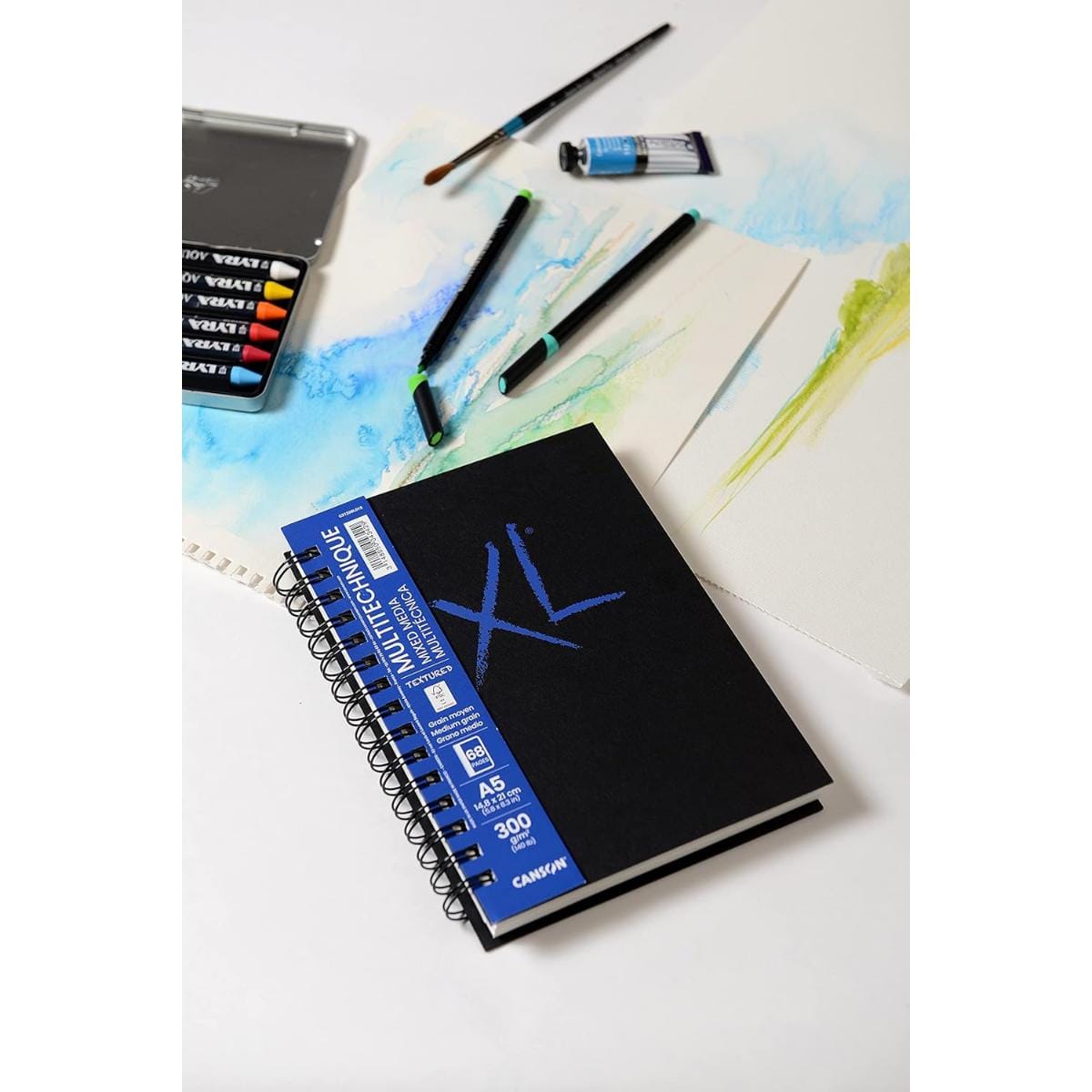 Sketchbook Canson XL A5 Espiral - Multitécnica - 300g Canson