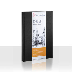 Sketchbook D&S Hahnemühle - Black - A5 Retrato - 140g/m²