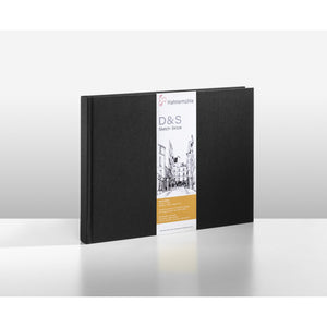 Sketchbook D&S Hahnemühle - Black - A6 Paisagem - 140g/m²