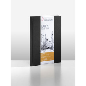 Sketchbook D&S Hahnemühle - Black - A6 Retrato - 140g/m²