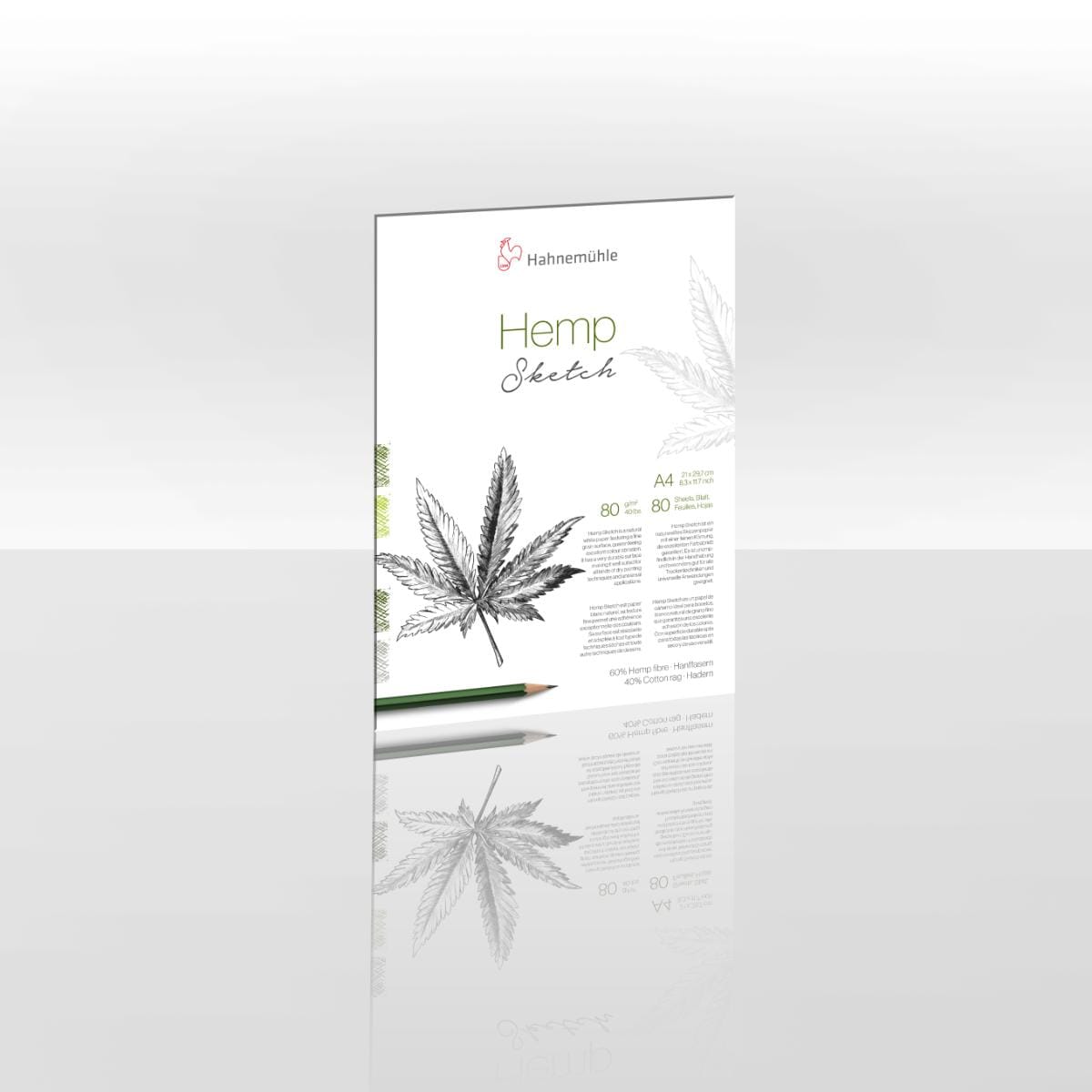 Sketchbook Hahnemühle Hemp Sketch A4 - 80g 80 folhas Hahnemühle