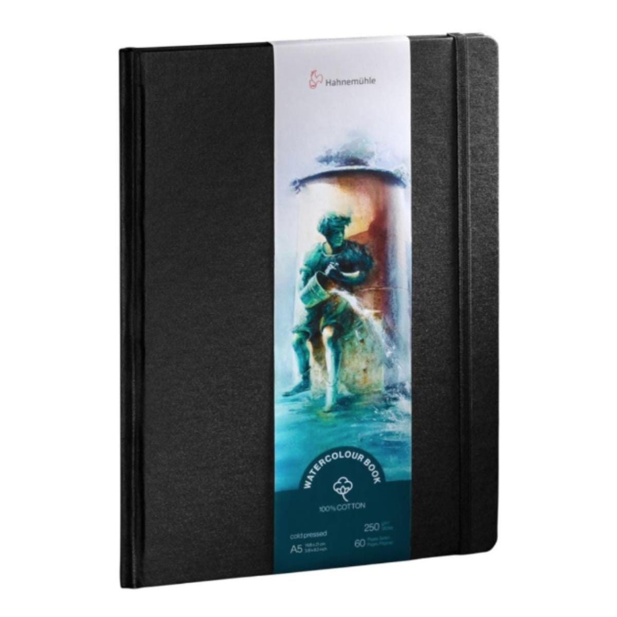 Sketchbook Hahnemühle Para Aquarela - 250g/m² - A5 30 fohas 100% Algodão Hahnemühle