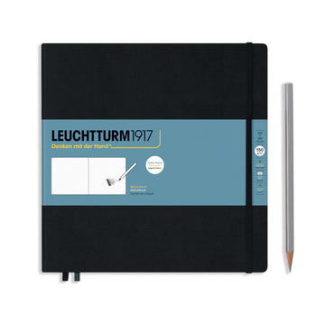 Sketchbook Leuchtturm1917 - Black - 150 g/m² - Quadrado Leuchtturm1917