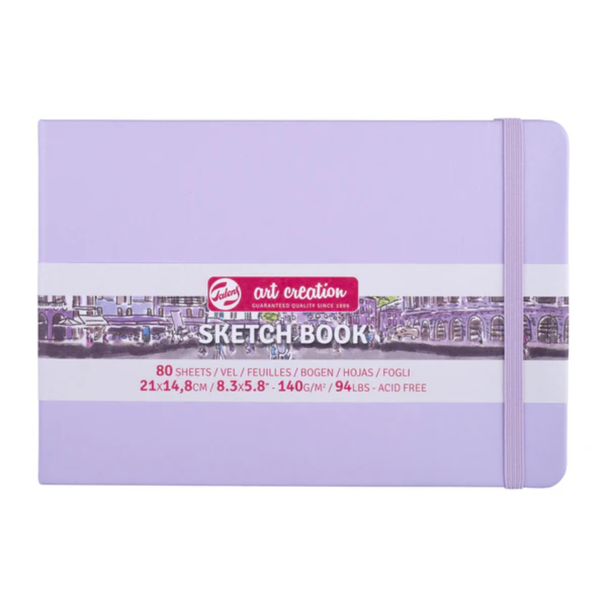 Sketchbook Paisagem Talens Art Creation 21x15cm - Pastel Violet - 140g Talens