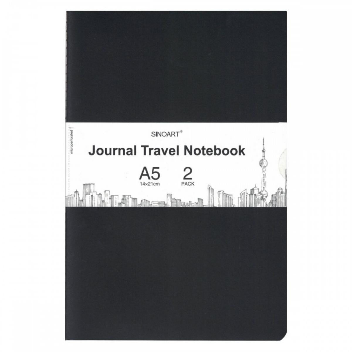 Sketchbook Sinoart Travel Notebook A5 - Pack com 2 Cadernos Sinoart