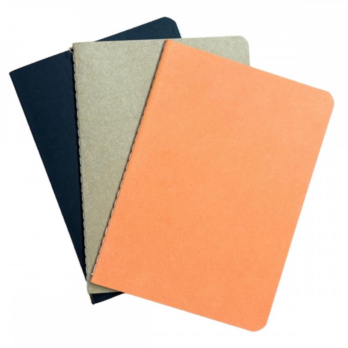 Sketchbook Sinoart Travel Notebook A6 - Pack com 3 Cadernos Sinoart