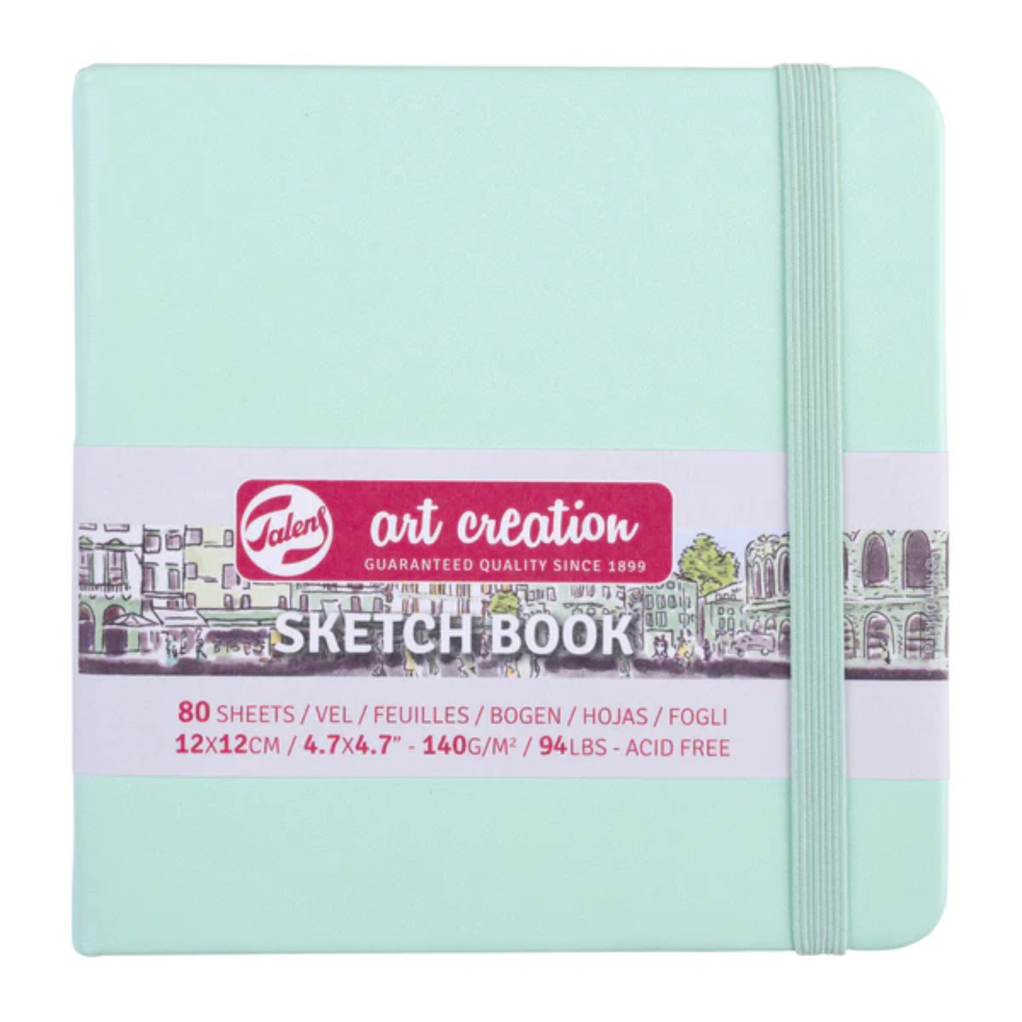 Sketchbook Talens Art Creation - 12x12cm - Fresh Mint - 140gm² Talens