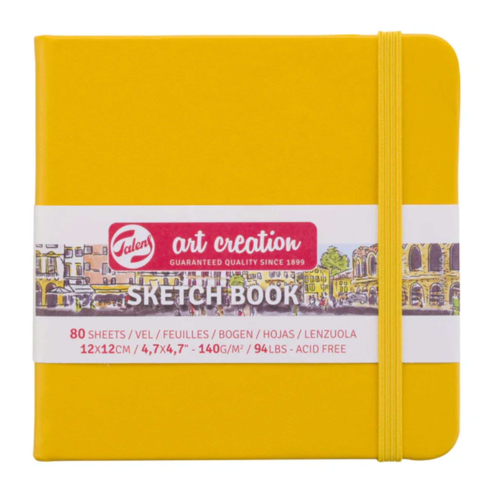 Sketchbook Talens Art Creation - 12x12cm - Gold Yellow - 140gm² Talens