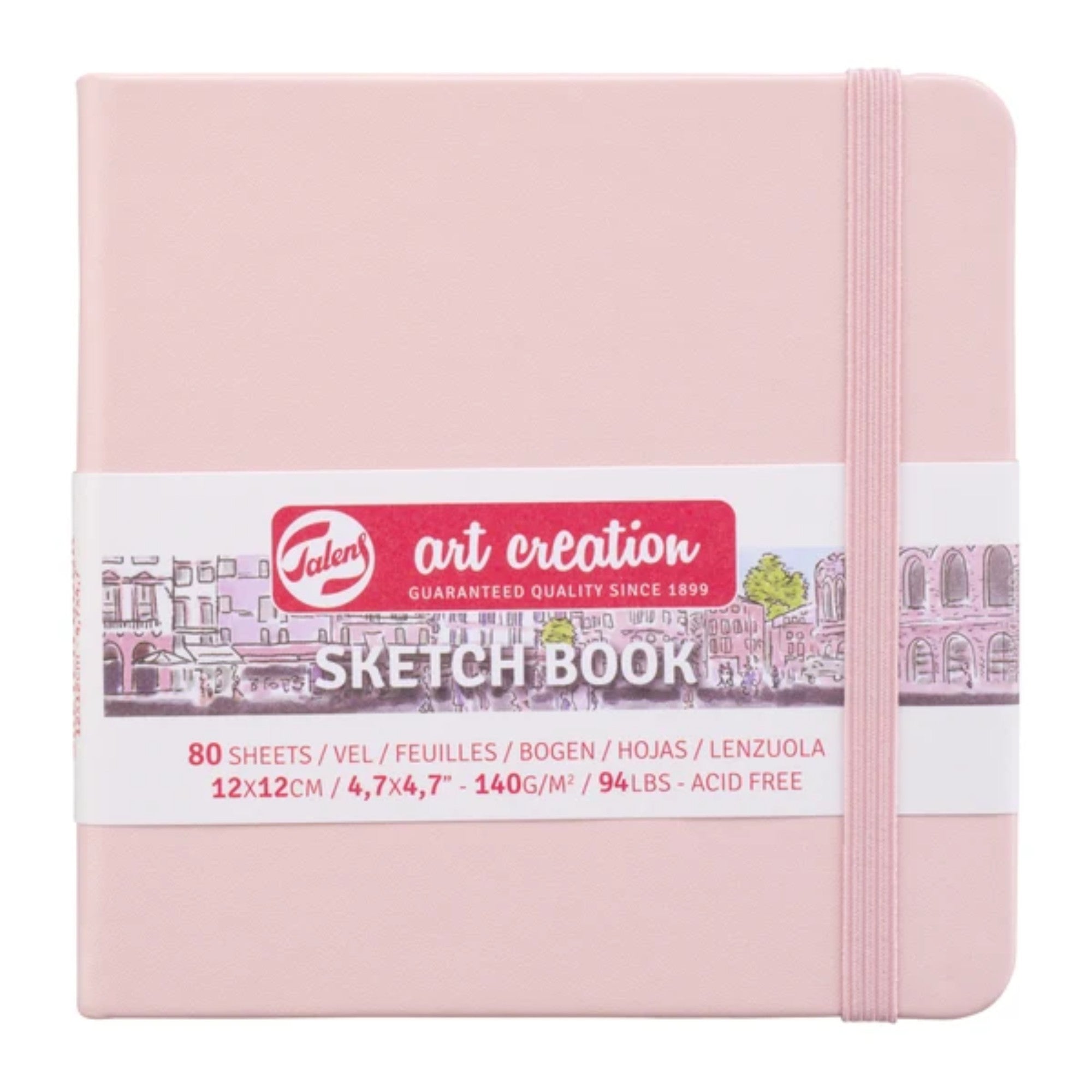Sketchbook Talens Art Creation - 12x12cm - Pastel Rose - 140gm² Talens