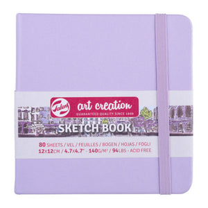 Sketchbook Talens Art Creation - 12x12cm - Pastel Violet - 140gm²
