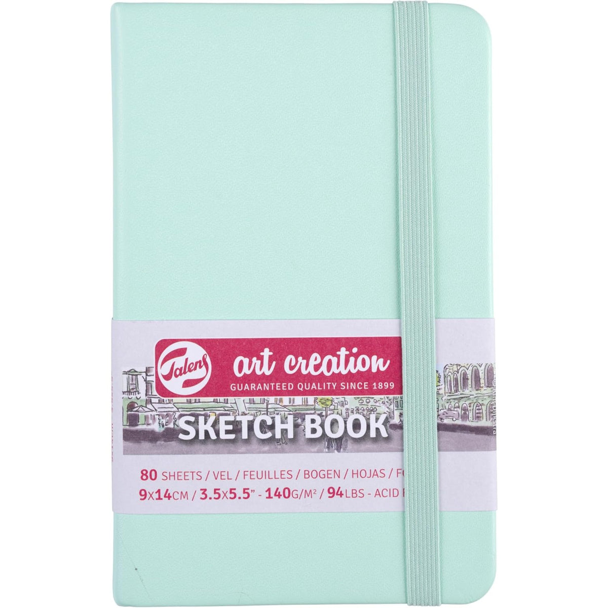 Sketchbook Talens Art Creation - 9x14cm - Fresh Mint - 140gm² Talens