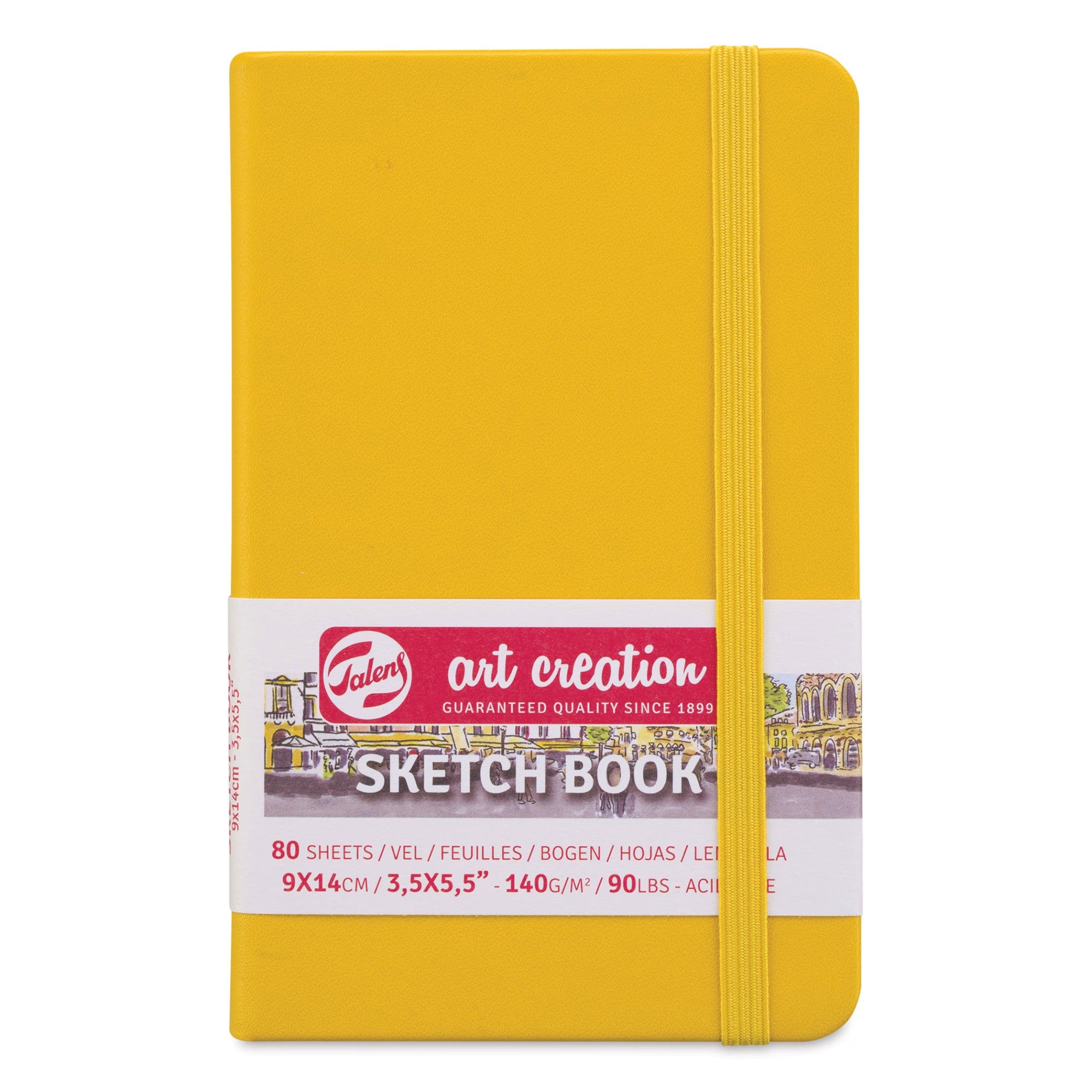 Sketchbook Talens Art Creation - 9x14cm - Gold Yellow - 140gm² Talens