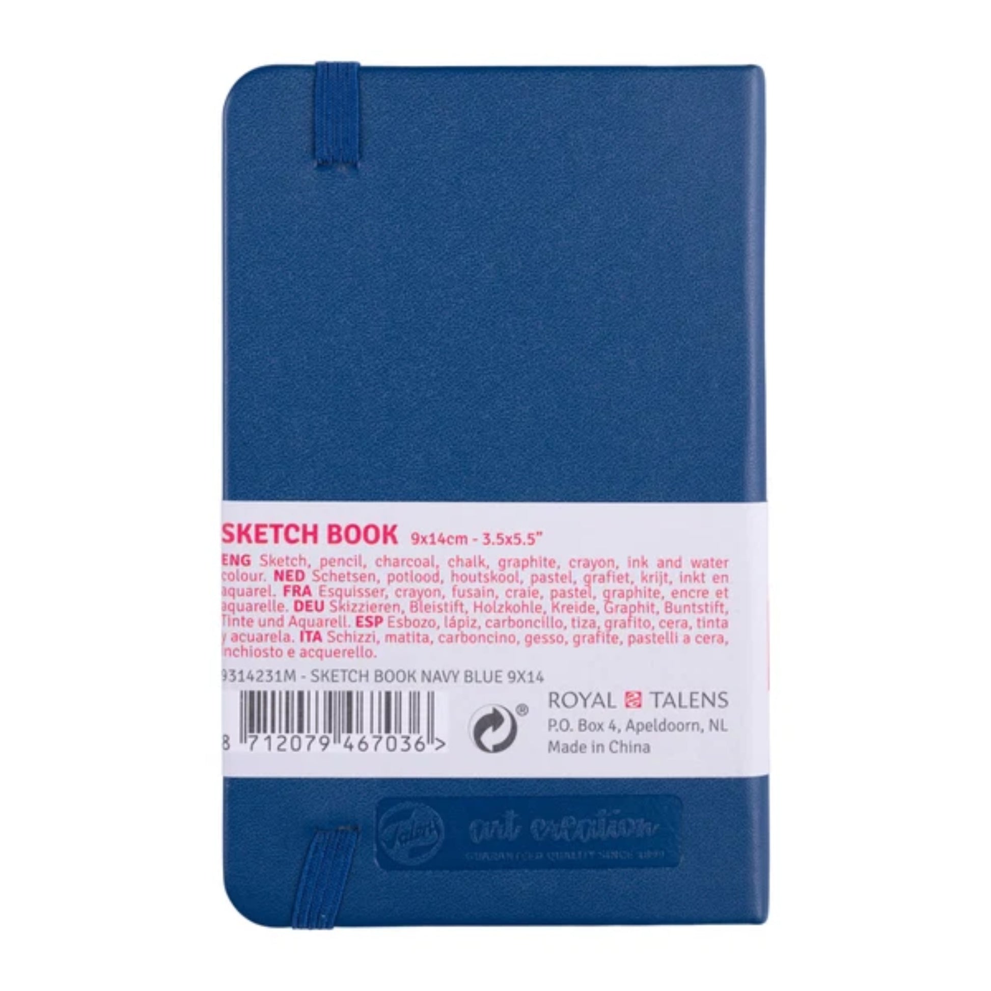 Sketchbook Talens Art Creation - 9x14cm - Navy Blue - 140gm² Talens