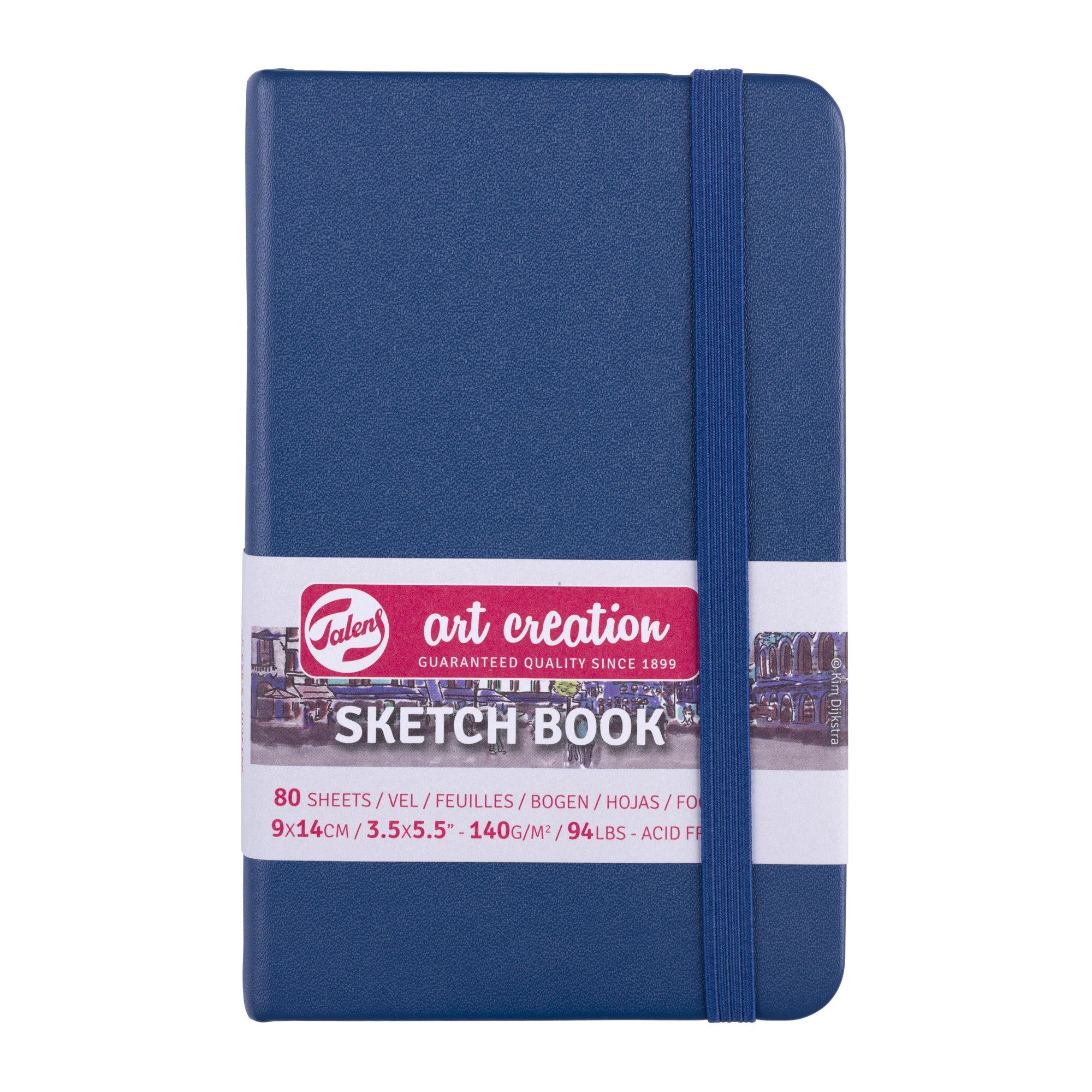 Sketchbook Talens Art Creation - 9x14cm - Navy Blue - 140gm² Talens