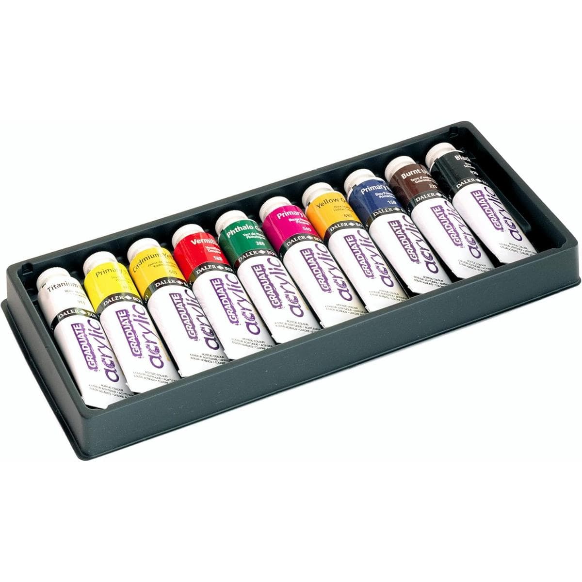 Tinta Acrílica Graduate Acrylic Selection Set - 10 Cores - 38ml Daler & Rowney