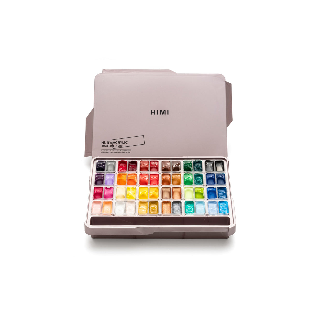 Tinta Acrílica Himi Twin Cup - 48 Cores HIMI