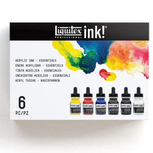 Tinta Acrílica Líquida Liquitex - 6 Cores Básicas - 30ml