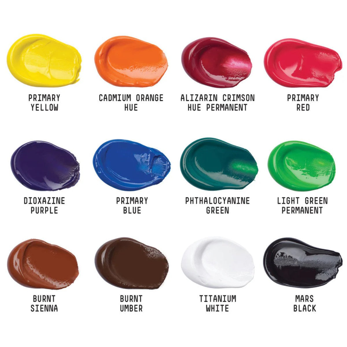 Tinta Acrílica Liquitex Basics - 12 Cores - 22ml Liquitex