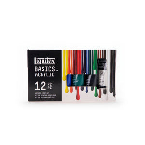 Tinta Acrílica Liquitex Basics - 12 Cores - 22ml