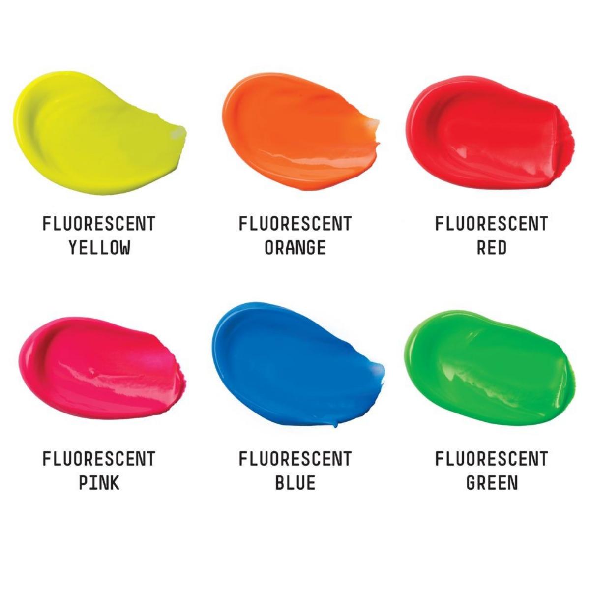 Tinta Acrílica Liquitex Basics Fluorescente - 6 Cores - 22ml Liquitex