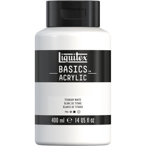 Tinta Acrílica Liquitex Basics - Titanium White - 400ml