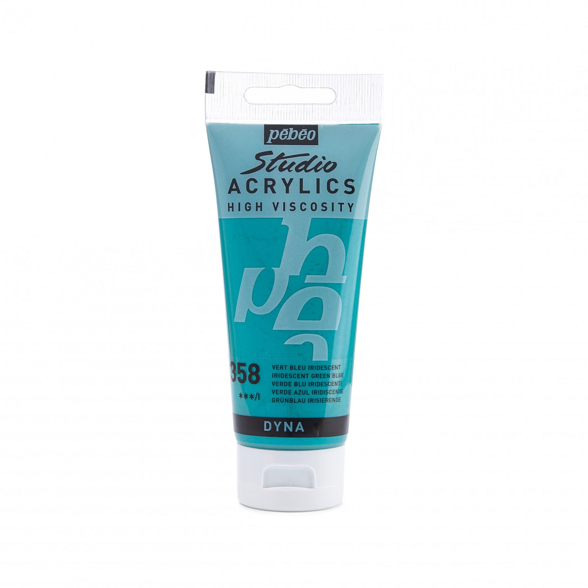 Tinta Acrílica Pebeo Studio Acrylics - 100ml - Cores Iridescent Green-Blue Livraria Skilo