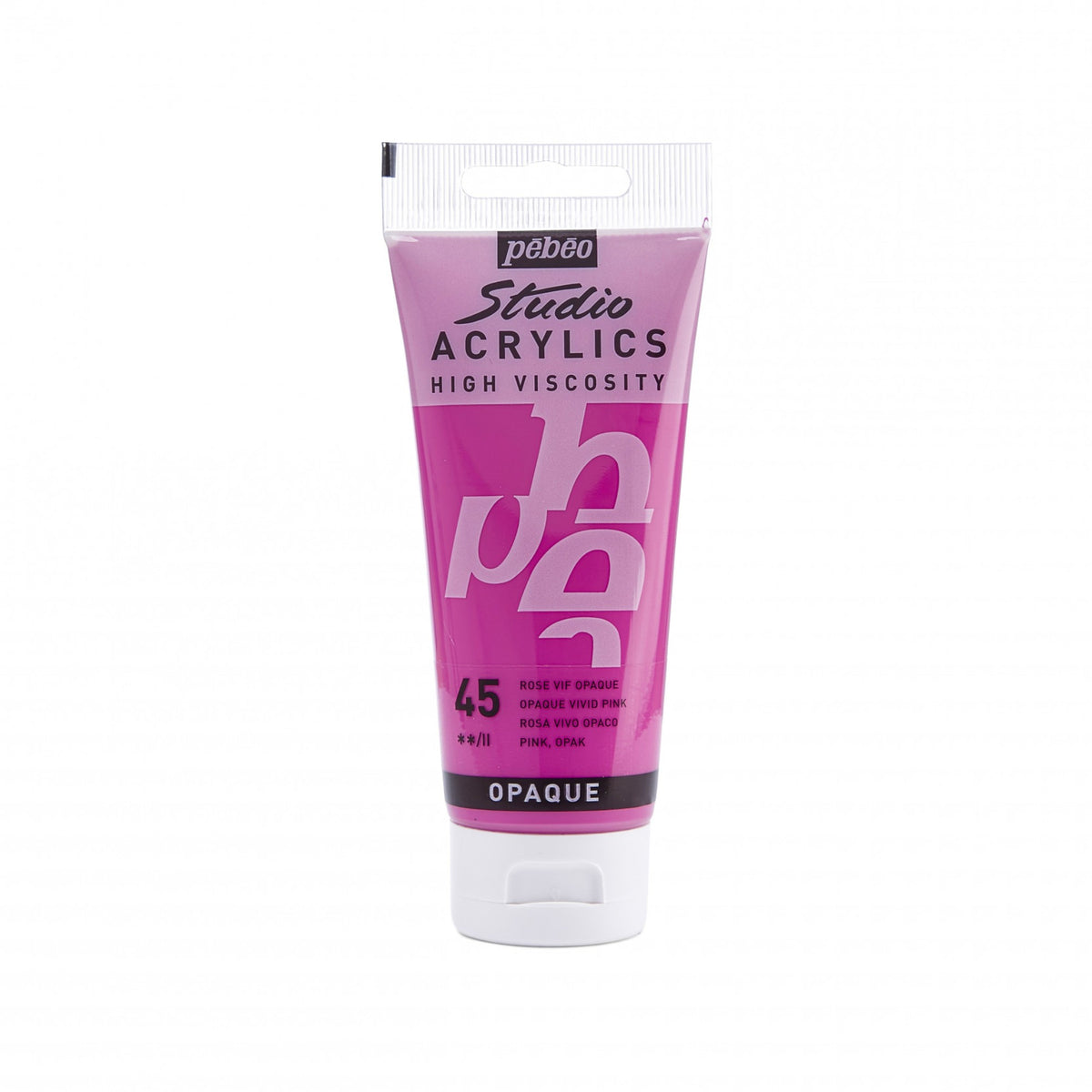 Tinta Acrílica Pebeo Studio Acrylics - 100ml - Cores Vivid Pink Livraria Skilo