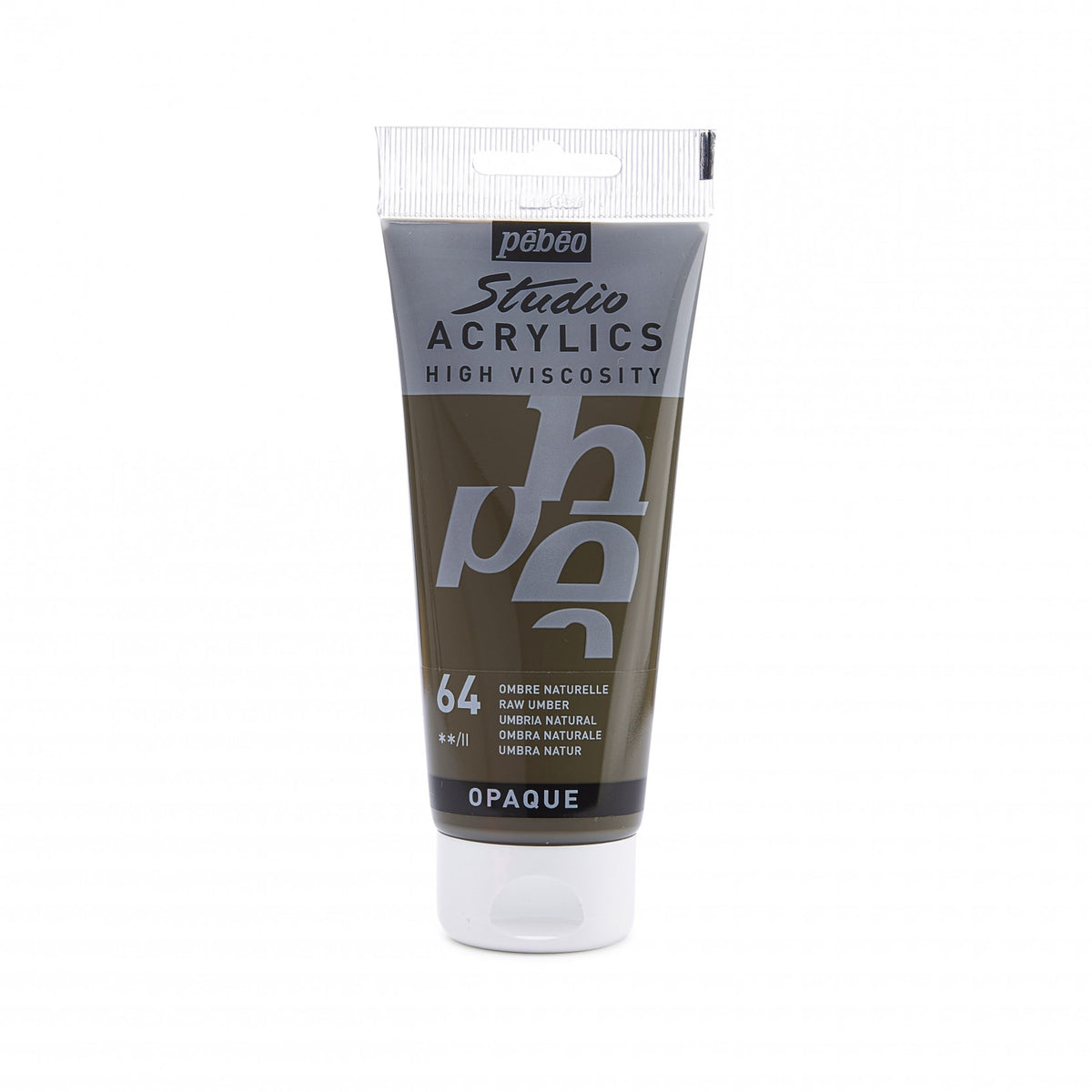 Tinta Acrílica Pebeo Studio Acrylics - 100ml - Cores Raw Umber Livraria Skilo