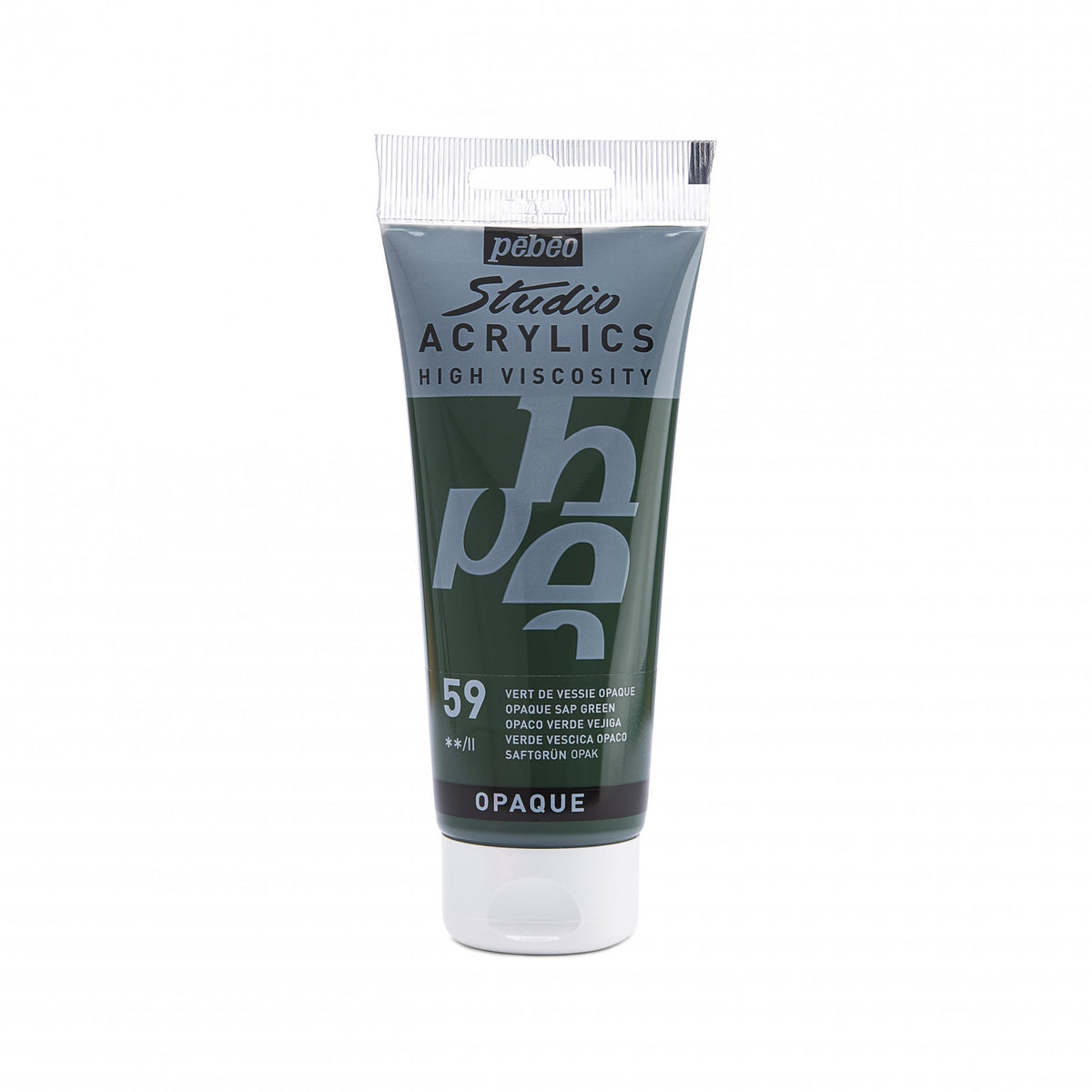 Tinta Acrílica Pebeo Studio Acrylics - 100ml - Cores Sap Green Livraria Skilo