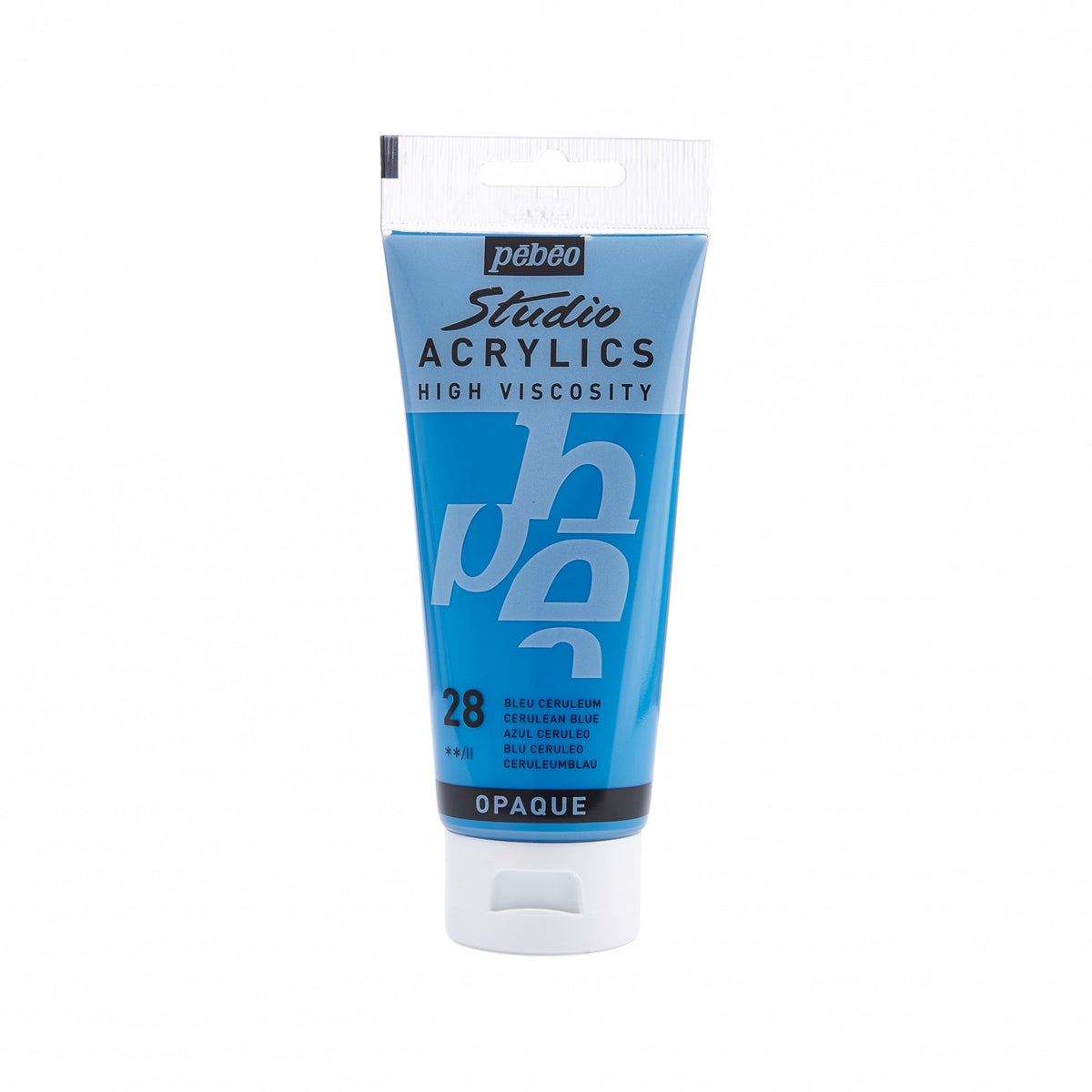 Tinta Acrílica Pebeo Studio Acrylics - 100ml - Cores Cerulean Blue Pebeo